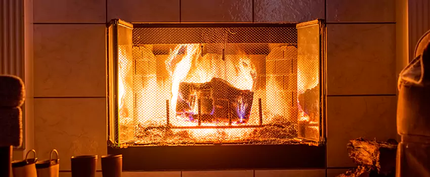 Mendota Hearth Landscape Fireplace Installation in Kaukauna, Wisconsin