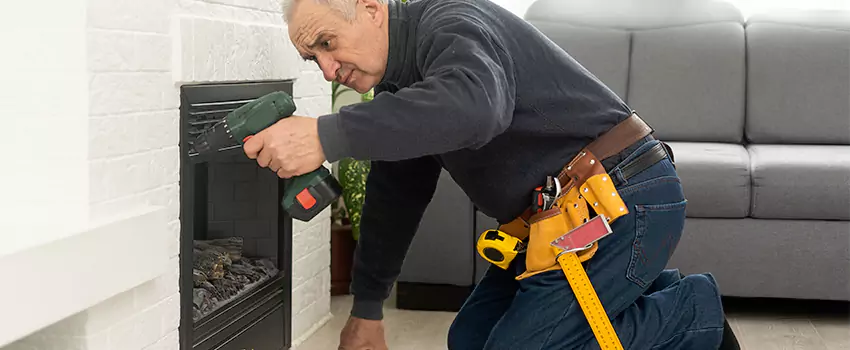 New Indoor Fireplace Installation in Kaukauna, Wisconsin