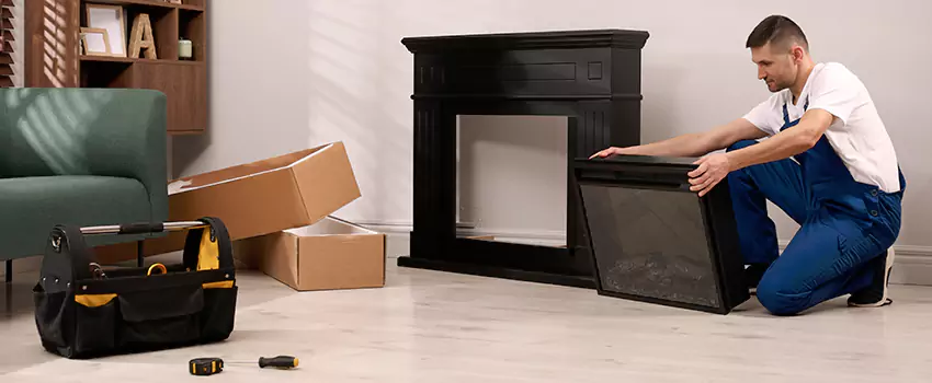 Old Rusted Metal Fireplace Repair And Replacement in Kaukauna, WI